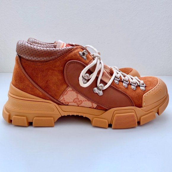 Gucci Flashtrek GG Logo Suede Low Top Ankle Boots main image 6